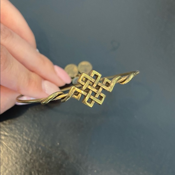 Alex and Ani endless knot wrap bangle bracelet - Picture 3 of 3